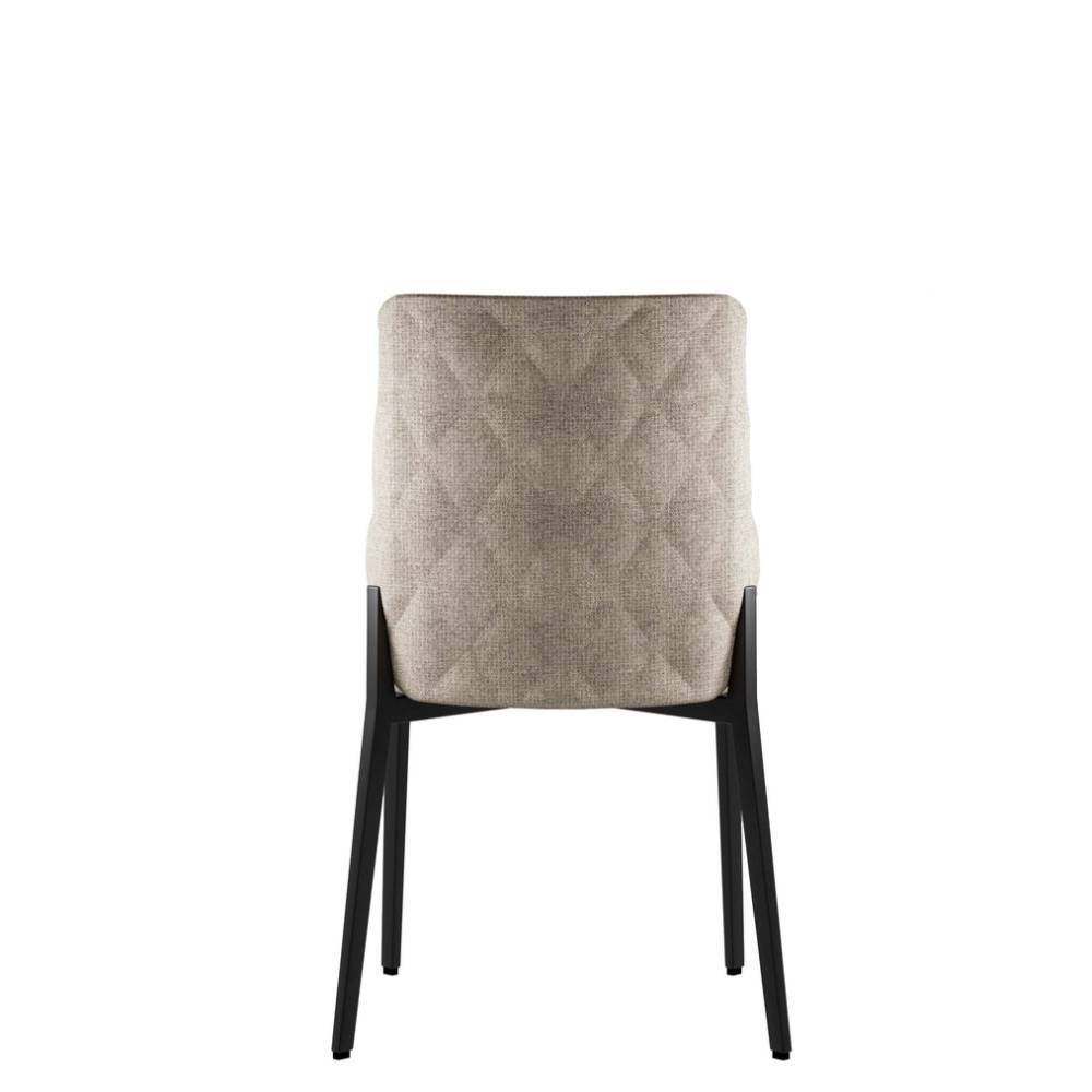 Essstuhl Andradan in Beige aus Webstoff (4er Set)