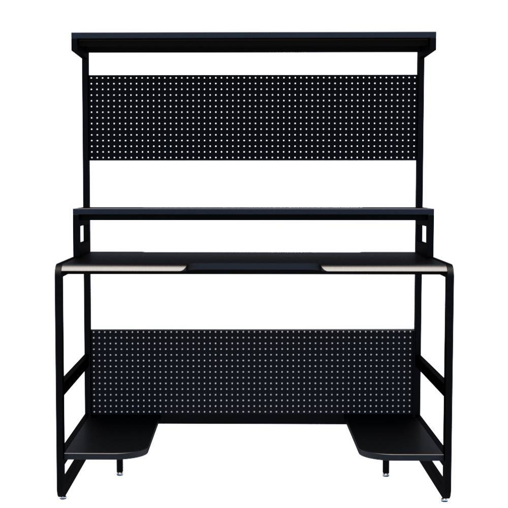 Gaming Schreibtisch Sixtys mit Bildschirmaufsatz 120 cm breit