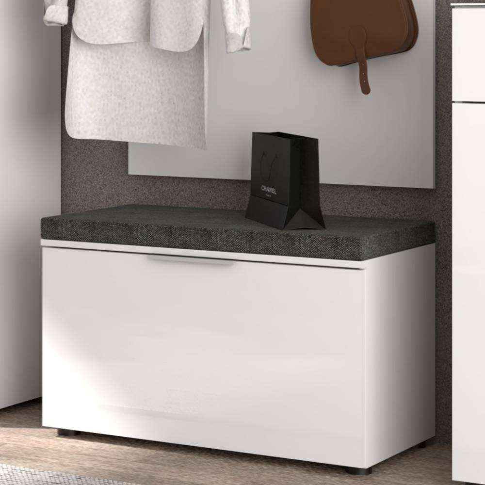 Flurmöbel Set Pandoro in modernem Design mit Sitzpolster Auflage (fünfteilig)