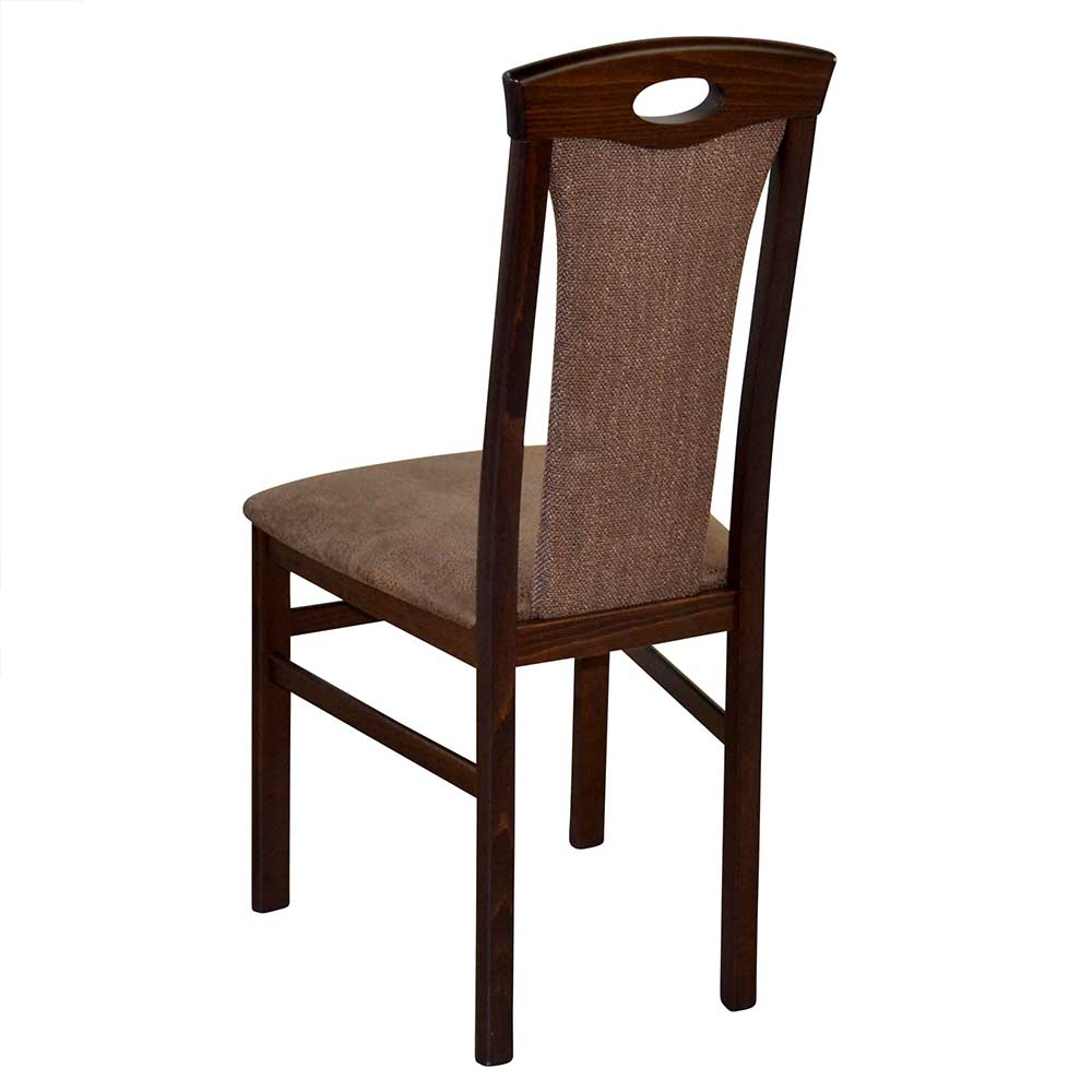 Esszimmerkombination Chiara mit vier Stühlen und rundem Ausziehtisch (fünfteilig)