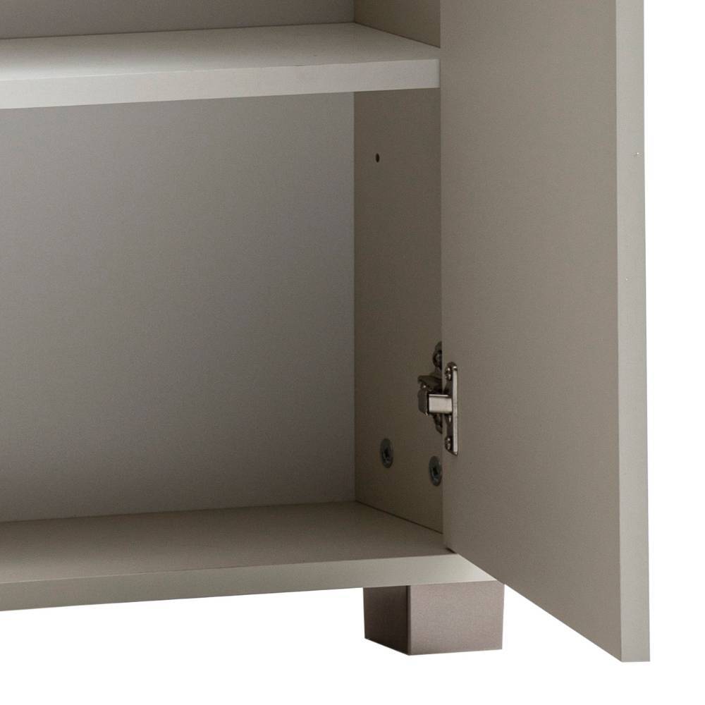Garderobenschrank Alcarizora in Beige melaminbeschichtet