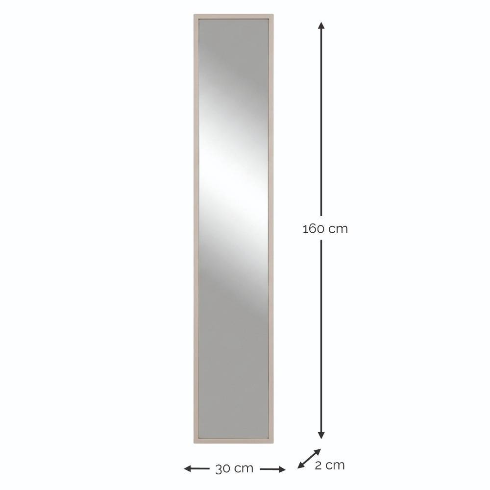 Garderobenspiegel Cursa 160 cm hoch 30 cm breit