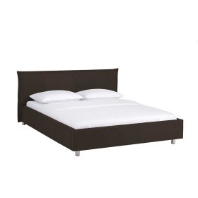 Jugendbett Vivenda in Braun Kunstleder modern – Ansicht 1
