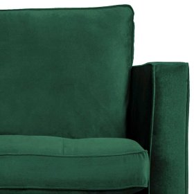 Wohnzimmersessel Vagonna in Grün Samt im Retro Style – Ansicht 3