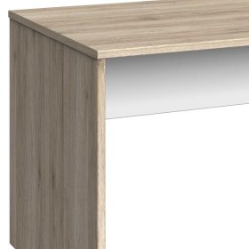 Bürotisch Nokadura in Eiche San Remo und Weiß 140 cm breit – Ansicht 3