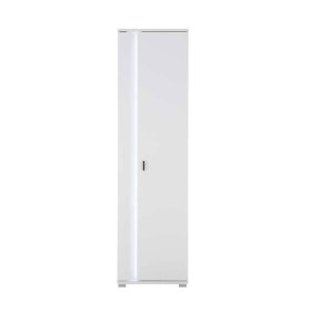 Wohnzimmerschrank Constantin mit Drehtür in Weiß – Ansicht 3