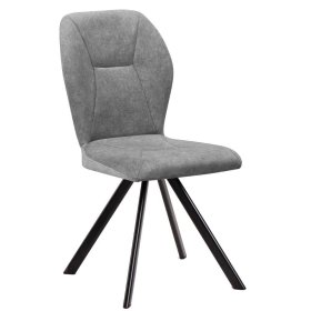 Polsterstuhl Esszimmer Cementa mit Bezug aus Flockstoff (2er Set) – Ansicht 2