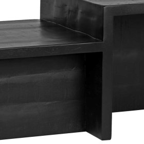 Rechteckiger Sofa Tisch Flash aus Mangobaum Massivholz modern – Ansicht 5