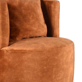 Polstersessel Piezara aus Velours in Ocker – Ansicht 9