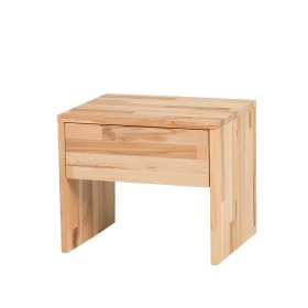 Kernbuche Holzbett Firadila massiv geölt in Überlänge (dreiteilig) – Ansicht 8