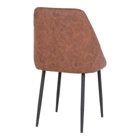 Tischgruppe modern Gilanco Stühle Kunstleder Tisch Eiche & Stahl (siebenteilig) – Ansicht 9