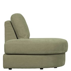 Modulsofa Abschluss Element links Karyon in Graugrün 93 cm breit – Ansicht 5