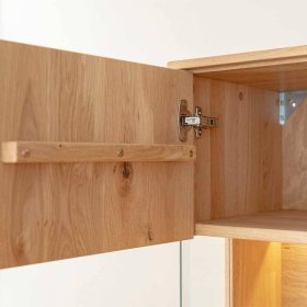 Highboard Niko mit LED Beleuchtung und Glastür – Ansicht 7