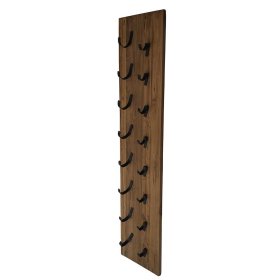 Flaschenhalter Koropi aus Teak Massivholz und Metall im rustikalen Landhausstil – Ansicht 1
