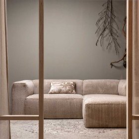 Ecksofa Danita aus Cord im Skandi Design – Ansicht 13