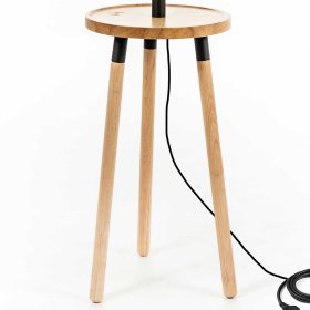 Stehlampen Live in Schwarz und Buchefarben 135 cm hoch – Ansicht 7