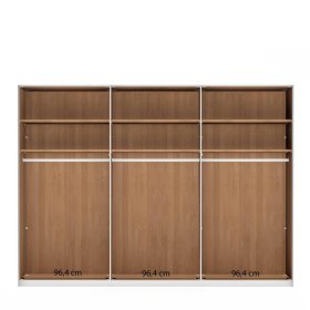 Kleiderschrank Durac in modernem Design 295 cm breit – Ansicht 3