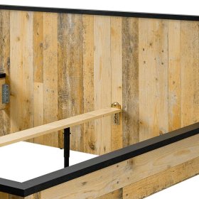 Landhaus Schlafzimmer Studiana in Altholz Optik verwittert & Anthrazit (vierteilig) – Ansicht 5