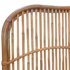 Einzelnes Bett Kopfteil Koropi aus Rattan Geflecht 200 cm breit – Ansicht 6