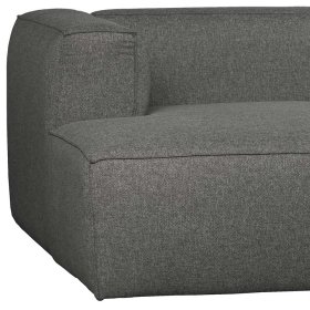 Moderne Couchecke Mercur Stoff in Grau mit Armlehnen – Ansicht 8