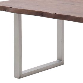 Holztisch Cassius mit natürlicher Baumkante im Industry und Loft Stil – Ansicht 5