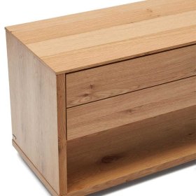 Flachstrecke Wohnzimmer Blax in Eichefarben 200 cm breit – Ansicht 4