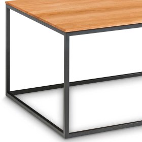 Wohnzimmertisch Costa aus Asteiche Massivholz 100 cm breit – Ansicht 3