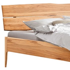 Massivholz Bett Wildbuche Ionatico Oberfläche geölt - 216 cm tief – Ansicht 3