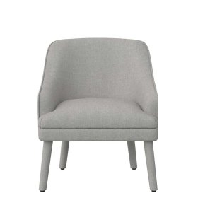 Design Polstersessel Langoona in Hellgrau 70 cm breit – Ansicht 3