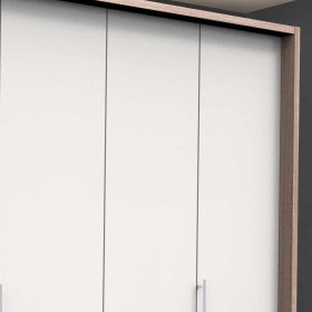 Schlafzimmerkleiderschrank Lolyana mit sechs Schubladen in modernem Design – Ansicht 5