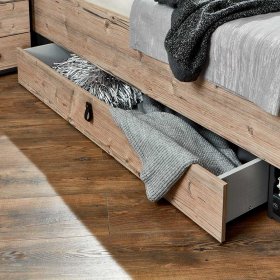 Schlafzimmermöbel modern Vedra im Industrie Stil Made in Germany (vierteilig) – Ansicht 4