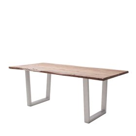 Holztisch Grands mit natürlicher Baumkante im Industry und Loft Stil – Ansicht 1