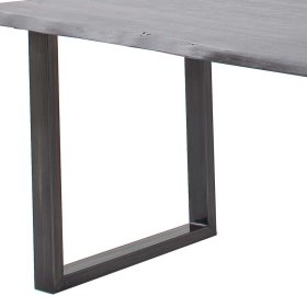 Holztisch Ireteo mit natürlicher Baumkante im Industry und Loft Stil – Ansicht 5