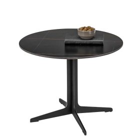 Beistelltisch Set Sofa Thivios in Schwarz aus Keramik und Metall (zweiteilig) – Ansicht 3