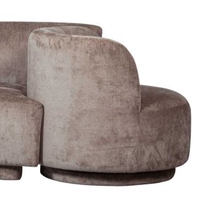 Modulsofa Vasteca aus Chenillegewebe mit vier Sitzplätzen (dreiteilig) – Ansicht 8