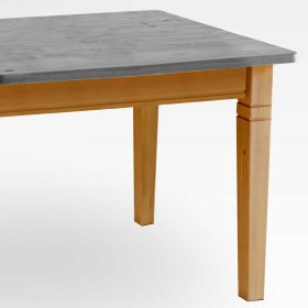 Esszimmer Tisch Viaduca in Grau Kiefer Massivholz im Landhaus Design – Ansicht 4