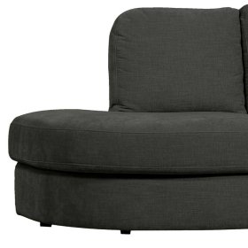 Anthrazit Modulsofa Trois 298 cm breit mit Armlehne rechts – Ansicht 5