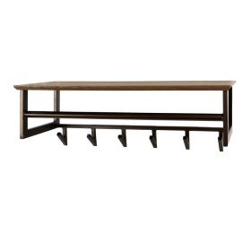Wandgarderobe Zanyorita im Industry und Loft Stil mit 6 Kleiderhaken – Ansicht 1