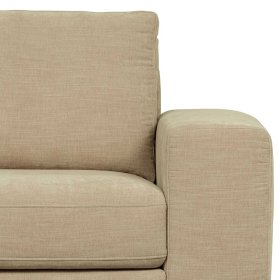 Sofa Element mit Armlehne rechts Pilamonia in Beige aus Webstoff – Ansicht 8