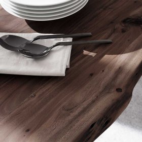 Esstisch Artlos mit natürlicher Baumkante im Industry und Loft Stil – Ansicht 6