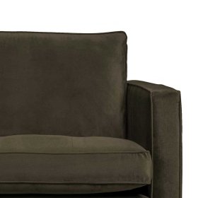 Sitzsofa Giulio in Dunkelgrün Samt 230 cm breit – Ansicht 3