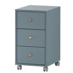 Schreibtischcontainer Hermine in Petrol Made in Germany – Ansicht 1