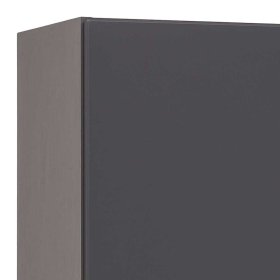 Badseitenschrank Pegruan in Dunkelgrau mit Holzoptik Wildeiche – Ansicht 6