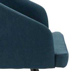 Armlehner Velles in Blau und Schwarz im Retrostil (2er Set) – Ansicht 9