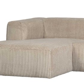 Ecksofa Danita aus Cord im Skandi Design – Ansicht 9