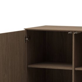 Wohnzimmerkommode Anuta in modernem Design mit Drehtüren – Ansicht 3