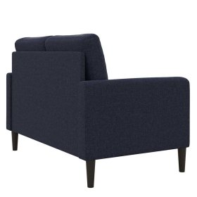 Dunkelblaues Sofa Helinde mit zwei Sitzplätzen 162 cm breit – Ansicht 5