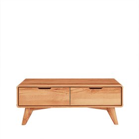 TV Tisch Stenov aus Kernbuche Massivholz 90 cm breit – Ansicht 1