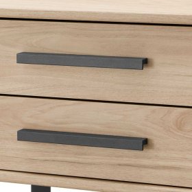 Komplettschlafzimmer Bruvena in Eichefarben und Dunkelgrau (vierteilig) – Ansicht 10