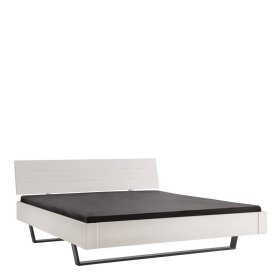 Bettgestell Crostina in Weiß in modernem Design – Ansicht 1